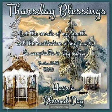 Thursday Blessings Winter Quote Pictures Photos And Images For