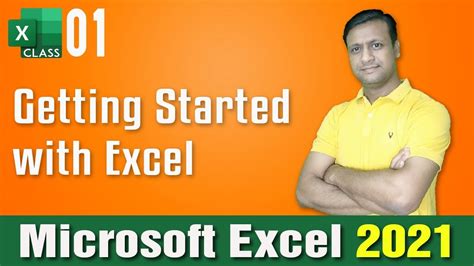 01 Getting Started With Microsoft Excel 2021 Youtube