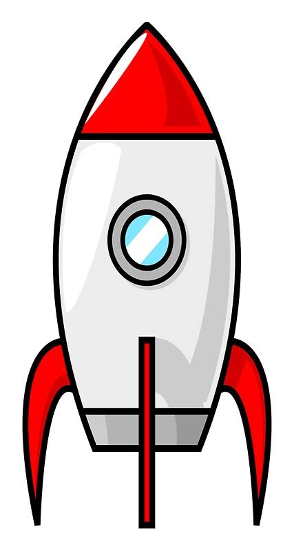 "Rocket, Moon Rocket, Cartoon, 1950s" Stickers by TOM HILL ...