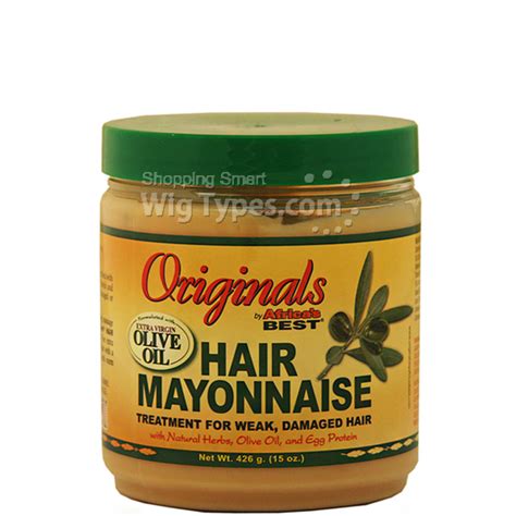 Using mayonnaise hair mask could moisturize your hair with oil. Africas Best Hair Mayonnaise Treatment 15oz - WigTypes.com