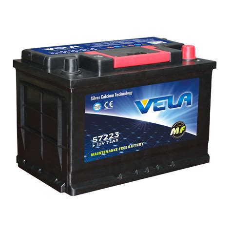 Din72 12v 72ah Vehicle Battery Best Car Battery Brand Vela Battery