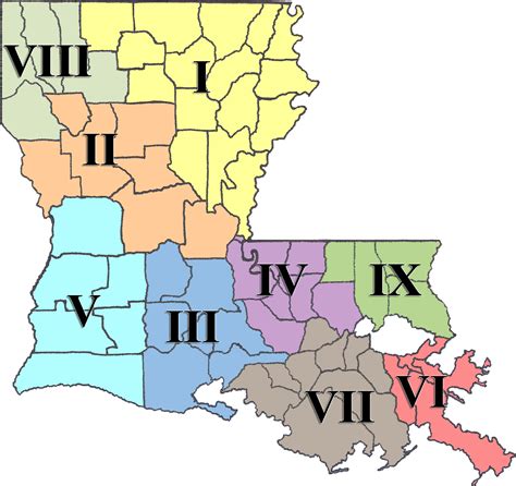 Districts Louisiana Music Educators Association