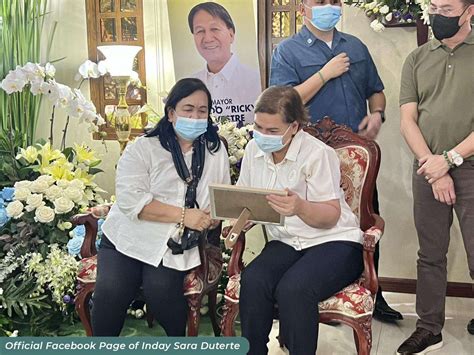 Abs Cbn News On Twitter Vice President Sara Duterte Visits The Wake