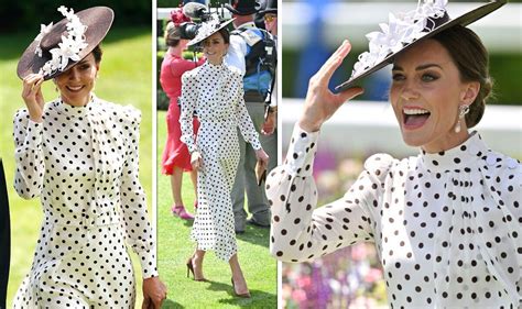 Kate Middleton Stuns In Polka Dot Ensemble For First Appearance At