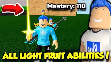 I Unlocked Full Light Fruit Abilities In Roblox Blox Fruits Youtube