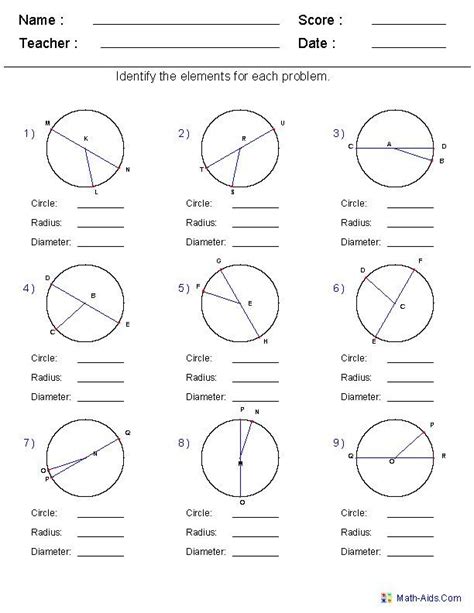 Unit 10 Circles Homework 6 Arc And Angle Measures Answer Key Home Student