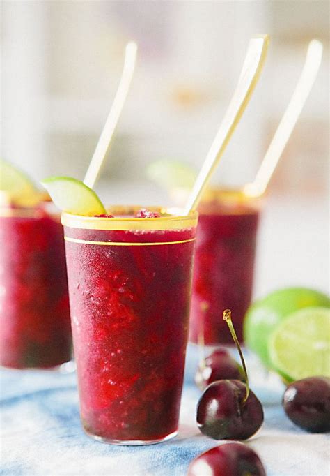 Cherry Limeade Slushie Alcoholic Recipe Slushies Cherry Limeade