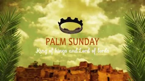 Palm Sunday Royal Crown Videos2worship Sermonspice