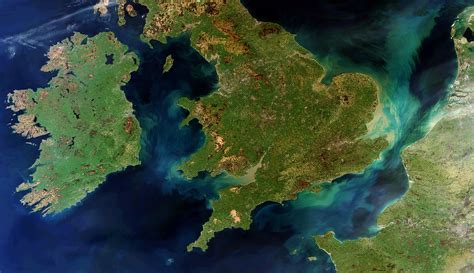 The Esa Releases A Stunning Image Of The Uk Ireland And France From Space