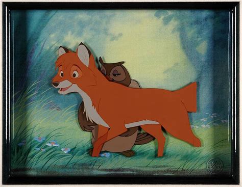 Howard Lowery Online Auction Disney Fox And The Hound Animation Cels
