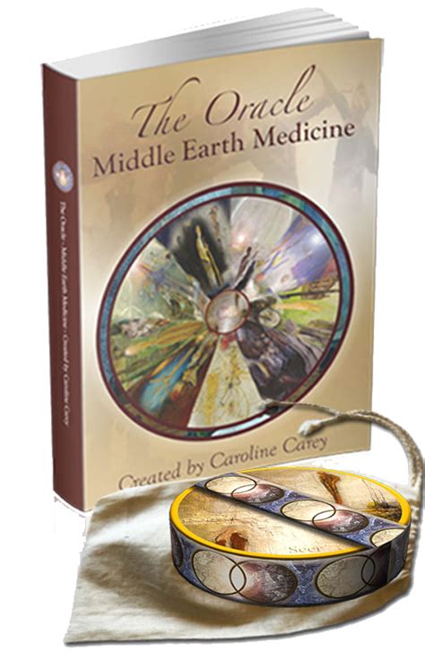 The Oracle: Middle Earth Medicine with Cards in Calico Bag - Middle Earth Medicine Ways
