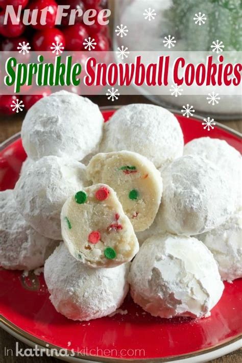 Change your holiday dessert spread into a fantasyland by serving traditional french buche de noel, or yule log cake. No nuts, allergy safe! Sprinkle Snowball Cookies Recipe ...