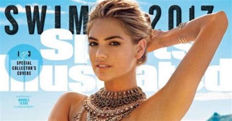 Sports Illustrateds 2017 Swimsuit Cover Model Kate Upton Chalks Up A