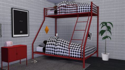 Sims Cc Bunk Bed Image To U