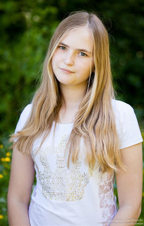 Photo Of A 14 Year Old Fair Haired Girl Photographed In June 2015 Picture 4