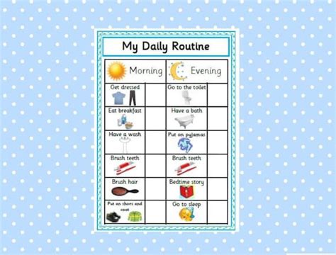 Beahviour Management Preschoolers Routines Reward Charts Digital