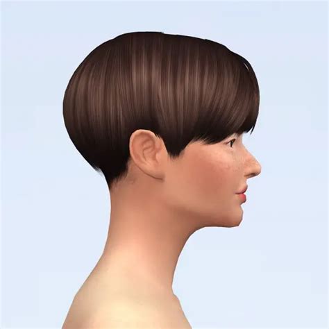 Sims 4 Hairs Rusty Nail Musae Hair Retextured