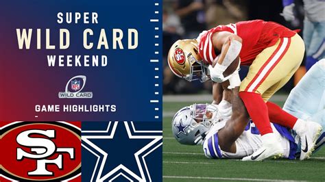 49ers Vs Cowboys Super Wild Card Weekend Highlights Nfl 2021 Win