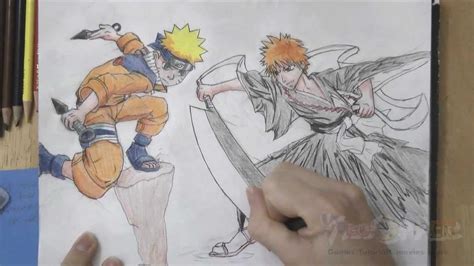 Maybe even grab a sleek anime art book of your favorite series and use that concept art as a reference. How to Draw Ichigo vs Naruto (Bleach/Naruto) - YouTube