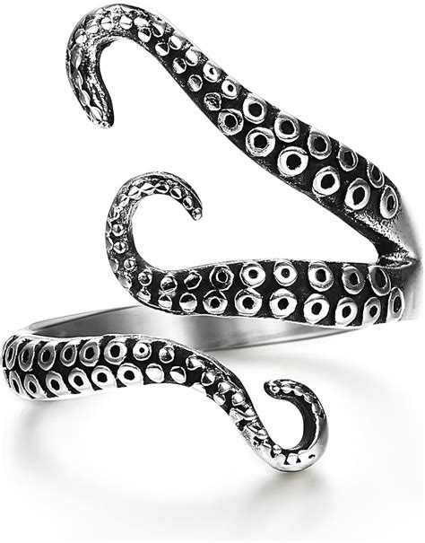 Aggregate More Than 83 Stainless Steel Octopus Ring Vn