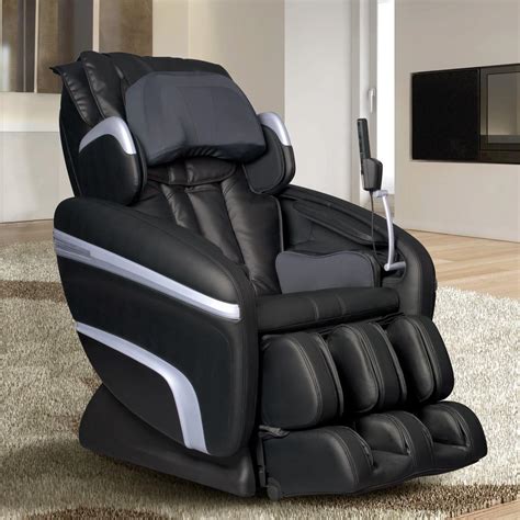 Titan Osaki Black Faux Leather Reclining Massage Chair Os 7200hblack