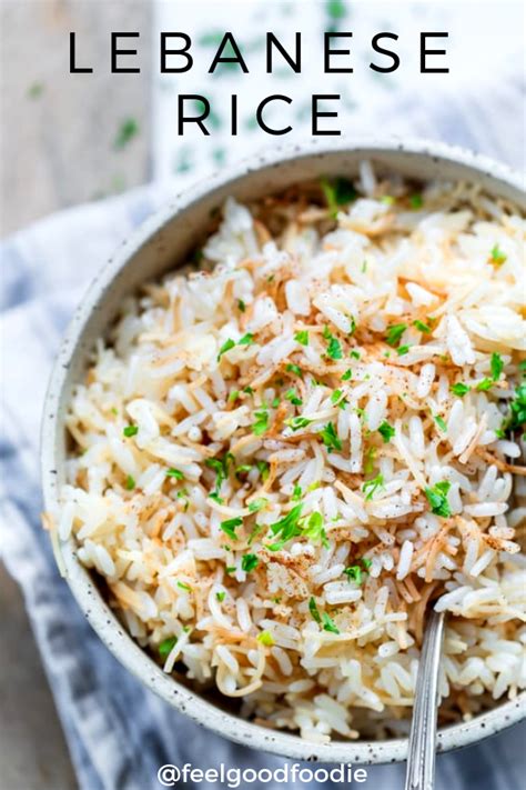 Recipe Middle Eastern Rice Dish Traditional Lebanese Rice With