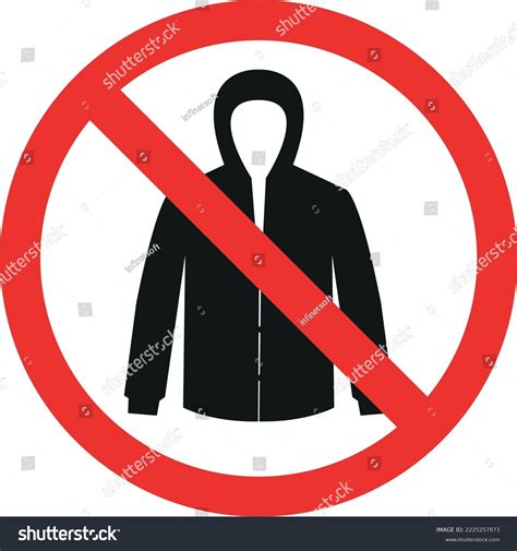 No Jacket Sign Please Remove All เวกเตอร์สต็อก ปลอดค่าลิขสิทธิ์