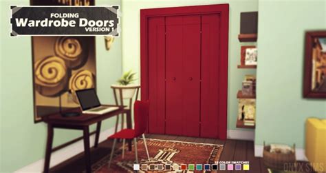 Folding Wardrobe Doors At Onyx Sims Sims 4 Updates