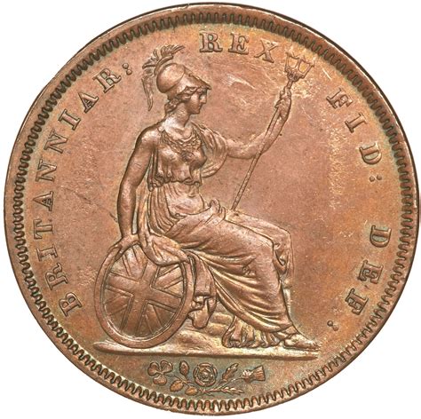 British 1 Penny 1831 1837 William Iv Foreign Currency