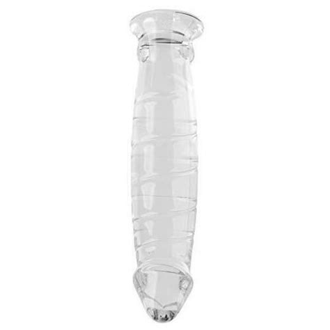 Big Pyrex Crystal Glass Dildo Penis G Spot Stimulator Anal Plug Butt Sex Toy Us Ebay