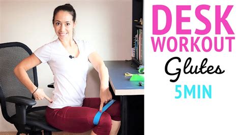 Leg Workout At Your Desk With Mini Resistance Bands Quick Office