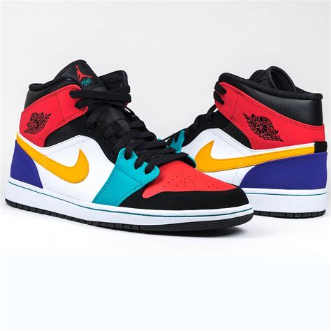 Anyone even remotely into sneakers knows about this shoe. Nike Air Jordan 1 Mid Bred Multi Color Sneaker - Crepslocker
