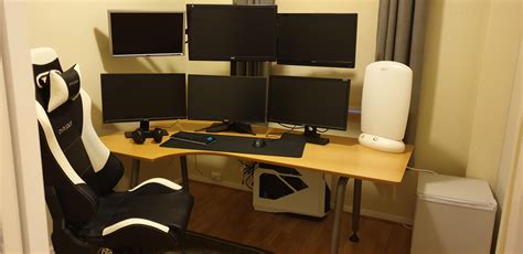 My 6 monitor budget setup : battlestations