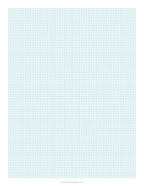 110 Inch Grid Plain Graph Paper Blue Free Printable Graph Papers