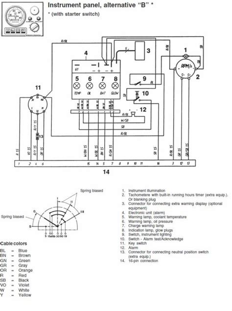 12v marine tachometer diesel alternator wiring instruction. Marine Alternator Wiring Diagram M59819
