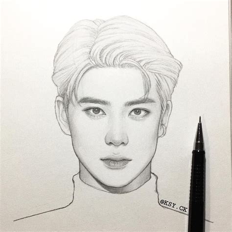 How To Draw Korean Faces At How To Draw