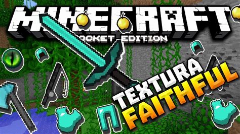 Textura Faithful Para Minecraft Pe 11 Pocket Edition Youtube