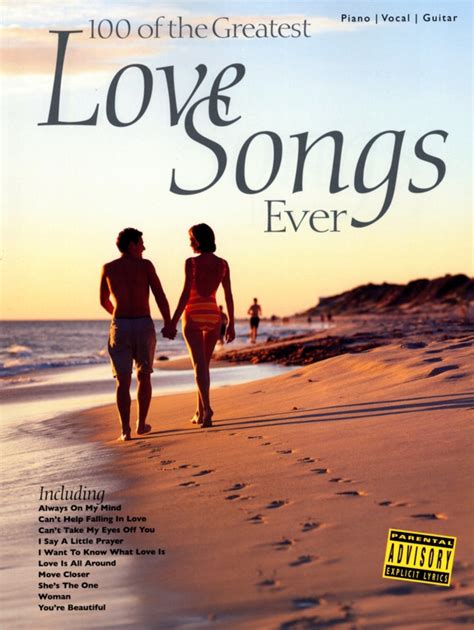 100 Of The Greatest Love Songs Ever Pvg Book Im Stretta Noten Shop Kaufen