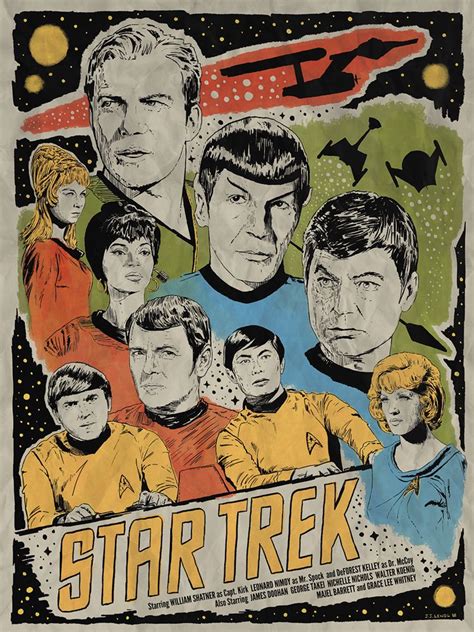 New Poster Poster Art Retro Poster Star Trek Tos Star Wars