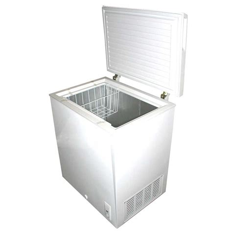 holiday 7 cu ft chest freezer white at