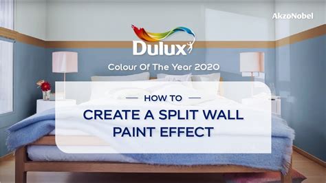 How To Create A Split Wall Paint Effect Youtube