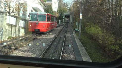 🇨🇭 Führerstandsmitfahrt Dolderbahn Zahnradbahn Bergfahrt In Zürich 4k