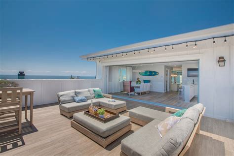 Manhattan Beach Ocean View Plantation Style House Beach Style Deck