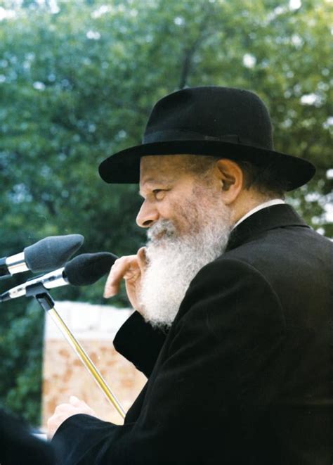 The Chabad Lubavicher Rebbe Rabbi Menachem Mendel Schneerson In And