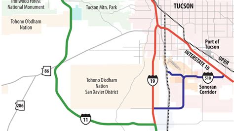 Interstate 11 Proposed Route Map