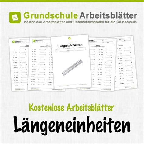 Zum ausdruck dieser drei zeitstufen dienen im deutschen 6 zeitformen: Längeneinheiten - Kostenlose Arbeitsblätter