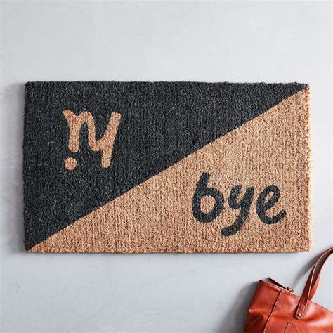 It aired on tvn from february 22 to april 19, 2020. Hi Bye Doormat | west elm Australia