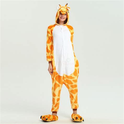 Giraffe Kigurumi Onesies Pajamas Animal Onesies For Adult