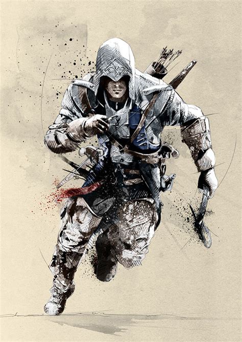 Video Game Illustration Assassins Creed Sergio Ingravalle