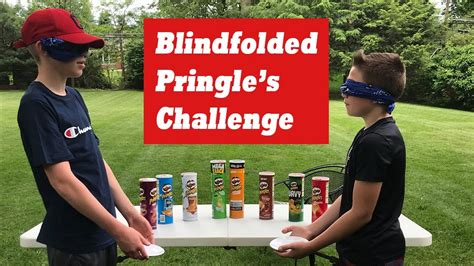 Blindfolded Pringles Challenge Sjsports17 Youtube
